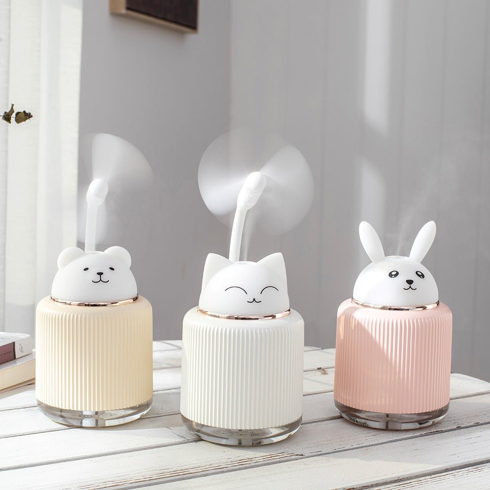 Ultrasonic Air Humidifier for Home Office Cartoon Rabbit
